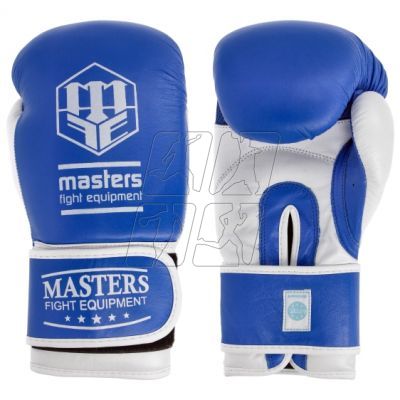 13. Leather boxing gloves MASTERS RBT-TRW 01210-02