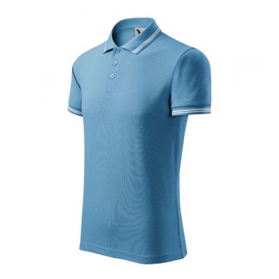5. Malfini Urban M MLI-21914 azure polo shirt