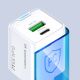 9. Wozinsky WWC-35W GaN USB-A + USB-C Wall Charger - White