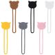 4. Silicone cable reel - black