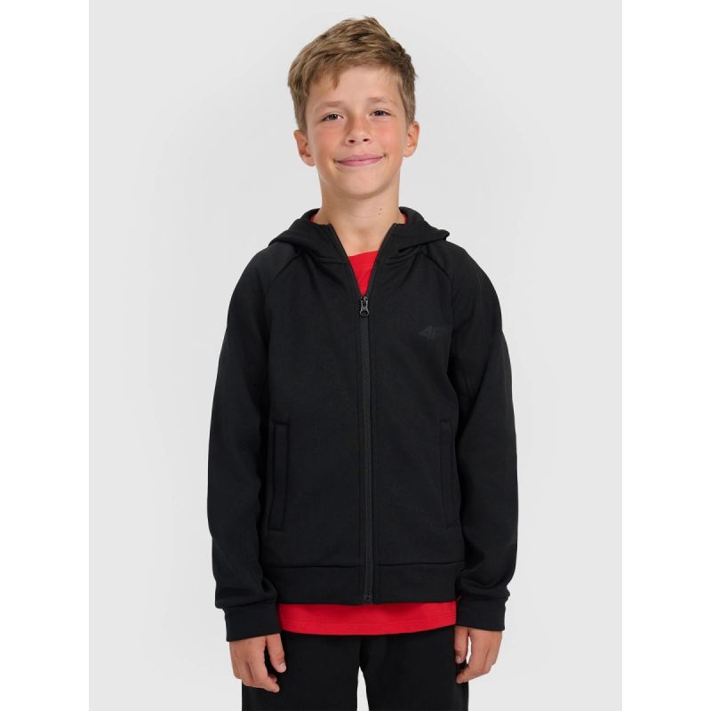 Boy's zip-up hoodie sweatshirt 4F 4FJRAW25TSWSM2415-20S