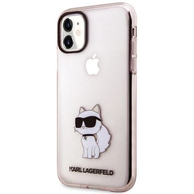 2. Karl Lagerfeld KLHCN61HNCHTCP iPhone 11 / Xr 6.1" pink/pink hardcase Ikonik Choupette