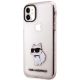 2. Karl Lagerfeld KLHCN61HNCHTCP iPhone 11 / Xr 6.1" pink/pink hardcase Ikonik Choupette