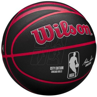 2. Wilson NBA Team City Collector Chicago Bulls WZ4024105XB basketball