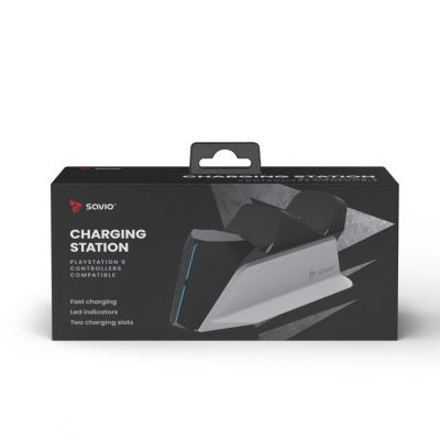 4. SAVIO GCS-01 CHARGING STATION FOR PS5 PAD, USB
