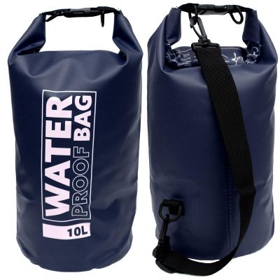 2. Waterproof Backpack Dry Bag 10L Navy Blue