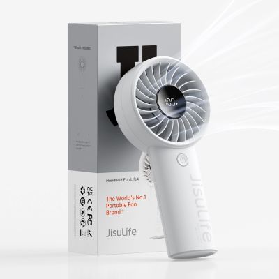 3. Jisulife Handheld Fan Life4 3600mAh Portable USB Fan - Gray