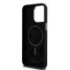 7. DKNY Liquid Silicone Small Metal Logo MagSafe Case for iPhone 15 Pro Max - Black