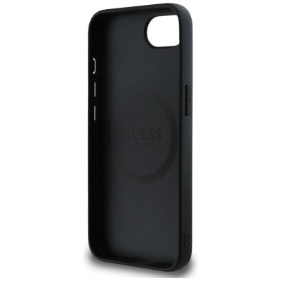 7. Guess 4G Script Logo MagSafe case for iPhone 16e - black