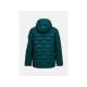 3. Men's down jacket PEAK PERFORMANCE M Helium Utility Down Hood Jacket color green