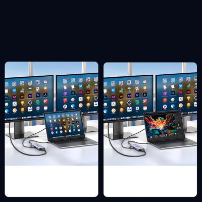 3. Ugreen USB-C 10in1 hub USB-C HDMI Ethernet USB-A 5GB/s SD/TF minijack - gray