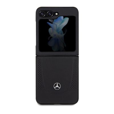 2. Mercedes Leather Urban case for Samsung Galaxy Z Flip 5 - black