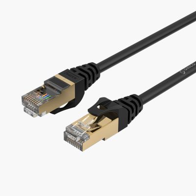2. Orico PUG-C7 CAT7 10Gbps RJ45 Ethernet Network Cable Internet LAN Round 30m - Black