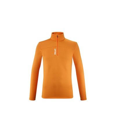 5. MILLET M Seneca Fleece Po Orange Sweatshirt