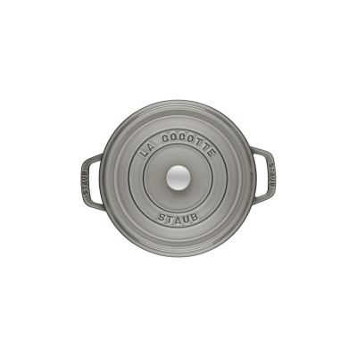 4. Round cast-iron pot STAUB 40509-312-0 – 5.2 l graphite