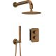 Concealed shower set with thermostatic BOX - with shower head
