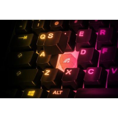 4. SteelSeries Apex 3 Tenkeyless Gaming Keyboard RGB LED Light American Wired Whisper-Quiet Switches