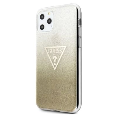 2. Guess GUHCN65SGTLGO iPhone 11 Pro Max gold/gold hard case Glitter Triangle