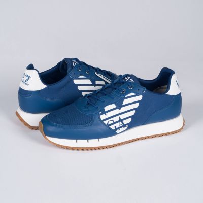 4. Emporio Armani EA7 men's sneakers blue (X8X114-XK270-S290)