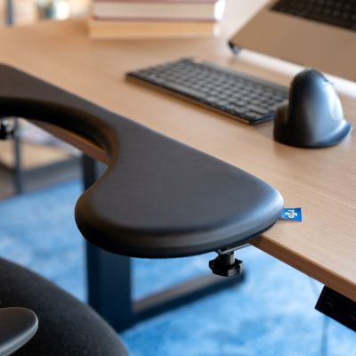 47. R-Go Ergonomic Armrest Armlehne juodas