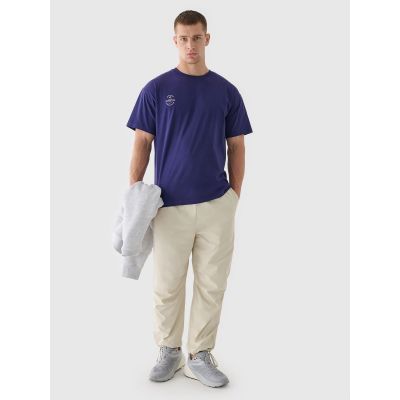 6. Smooth unisex oversize T-shirt 4F 4FRAW24TTSHU2672-31S