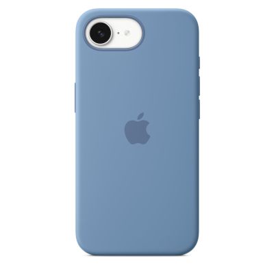Apple iPhone 16e Silicone Case – Winter Blue | Apple