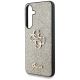 6. Guess Fixed Glitter Big 4G Metal Logo case for Samsung Galaxy S25 gold