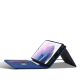 8. Magnet Card Case Case for Samsung Galaxy S22 + (S22 Plus) Pouch Wallet Card Holder Blue
