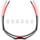 6. Rockbros SP216BK Photochromic UV400 Cycling Glasses - Black and Red