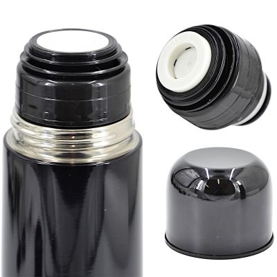 4. 500 ML BLACK THERMAL FLASK STAMINA