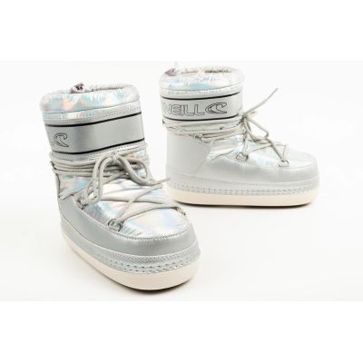 7. O'neill Lisa High silver insulated winter snow boots for girls