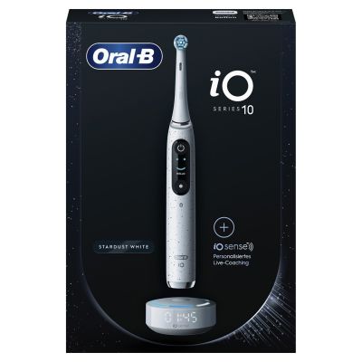 15. Oral-B iO Series 10 Stardust White Toothbrush