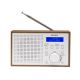 5. Denver DAB-46 Compact DAB+/FM Radio, White