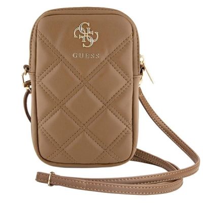2. Guess Zip Quilted 4G bag - brown
