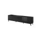ABETO TV cabinet 200x42x52 black/gloss black