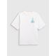 5. Girls' loose T-shirt with print 4F 4FJRSS26TTSHF3980-11S