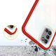 6. Clear 3in1 case for Samsung Galaxy A03s (166) frame gel cover red