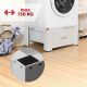 10. Maclean Washer/Dryer Stand with Drawer, Max Load 150kg, White, MC-117 W