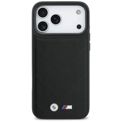 3. BMW M Quilted Logo MagSafe Case for iPhone 17 Pro Max - Black