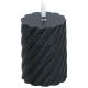 7. DECORATIVE CANDLE 75x100MM LED WAX BLACK