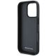 7. AMG Leather Debossed Lines Black Logo iPhone 16 Pro Max Case - Black