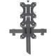 6. Manhattan 461658 Monitor Holder/Stand 68.6 cm (27") Desk Black