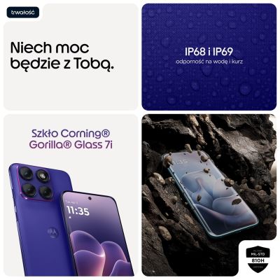 9. Motorola edge 70 fusion 17.2 cm (6.78") Dual SIM Android 16.0 5G USB Type-C 8GB 256GB 5200mAh Purple