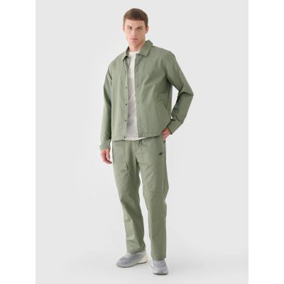 6. Men's transitional shirt jacket 4F 4FRSS24TTJAM0887-44S