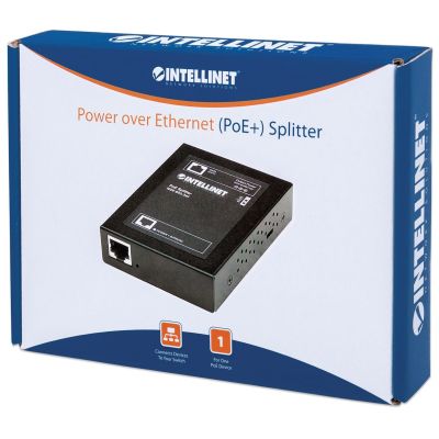 9. Intellinet 560443 Network Splitter Black PoE Support