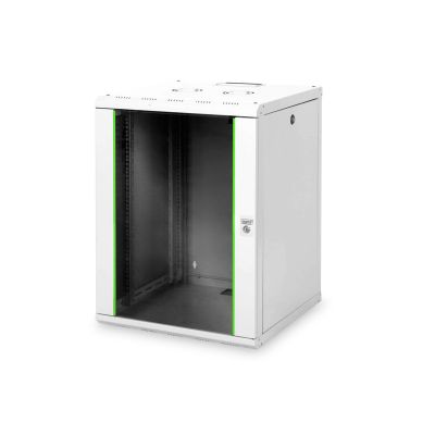 10. 19-inch 16U Digitus wall-mounted cabinet 820x600x600 mm, gray (RAL 7035)