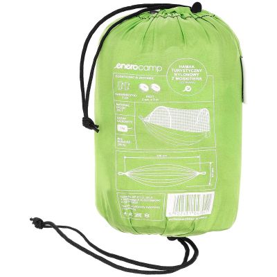 9. TOURIST HAMMOCK FOR 2 PEOPLE 300x140CM WITH DETACHABLE MOSQUITO NET COOL