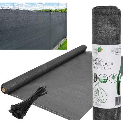 2. SHADE NET 110G/M2 1.5X50M DARK GRAY