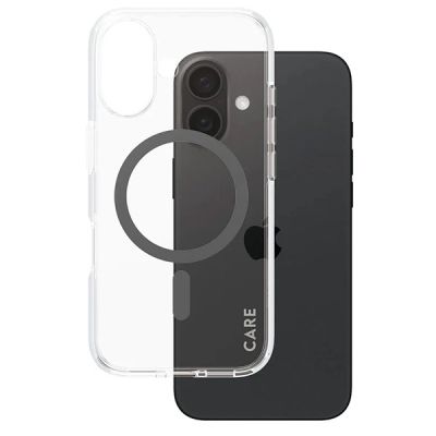 2. CARE by PanzerGlass Flagship Case iPhone 16 6.1" black/black MagSafe 1345