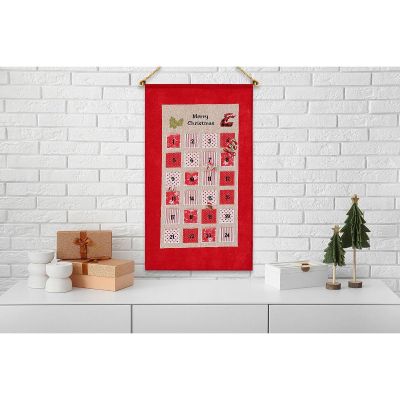 11. ADVENT CALENDAR 56x87CM RED